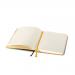 Modena A5 Premium Leather Soft cover Notebook Ruled Honeycomb PK10 85322023
