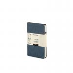 This image features a pack of 10 Railex Hardback Books Modena A6 Classic Linen Hardcover Notebooks, with a sleek graphite cityscape design on the cover. The notebooks are ruled and perfect for jotting down notes or sketches.