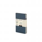 Modena A6 Classic Linen Hardcover Notebook Ruled Graphite City PK10