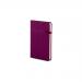 Modena A6 Classic Linen Hardcover Notebook Ruled Maroon Beret PK10 86112006
