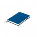 Modena A6 Classic Linen Hardcover Notebook Ruled Admiral Blue PK10 86112007
