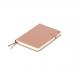 Modena A6 Premium Leather Soft cover Notebook Dotted Rose Dust PK10 86321024