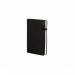 Modena A6 Premium Leather Soft cover Notebook Ruled Raven Black PK10 86322021