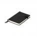 Modena A6 Premium Leather Soft cover Notebook Ruled Raven Black PK10 86322021