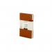 The picture features a set of 10 Railex Hardback Books Modena A6 Premium Leather Soft cover Notebooks in a rich conker brown color. The notebooks have ruled pages and are bound with high-quality leather covers.