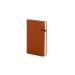 Modena A6 Premium Leather Soft cover Notebook Ruled Conker Brown PK10 86322022