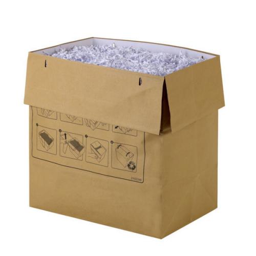 Rexel Recyclable Paper Shredder Bags Brown(Pack of 50) RM00360