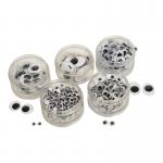 Stick-On Wiggly Eyes Stack Pack BlackWhite Assorted (Pack of 560) AR00885 RME03999