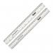 Shatterproof Rulers 30cm Clear (Pack of 100) EE10426 RME33951