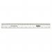 Shatterproof Rulers 30cm Clear (Pack of 100) EE10426 RME33951