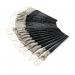 Flat White Nylon Paint Brushes Black Handle (Pack of 30) MJWNF RME47222