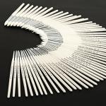 White Nylon Round Paint Brushes White Handle (Pack of 60) MJWNR RME47614