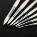 White Nylon Round Paint Brushes White Handle (Pack of 60) MJWNR RME47614