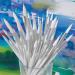 White Nylon Round Paint Brushes White Handle (Pack of 60) MJWNR RME47614