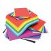 Lightweight Card Stack 120gsm A4 Assorted VividPastel (Pack of 500) AR01741 RME48149