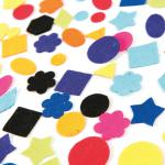Self Adhesive Felt Shapes Assorted (Pack of 100) AR02786 RME59024
