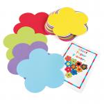 Pre-Cut Paper Flowers Giant Assorted (Pack of 100) AR02783 RME59175