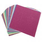 Binca Textile Squares 150x150mm Assorted (Pack of 50) TE00040 RME93011