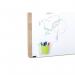 Rocada Natural Design Magnetic Lacquered Whiteboard 100x150cm NAT6421 ROC06421