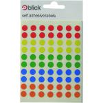 Blick Coloured Labels in Bags Round 8mm Dia 350 Per Bag Assorted (Pack of 7000) RS003656 RS00365