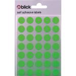 Blick Flourescent Labels in Bags Round 13mm Dia 140 Per Bag Green (Pack of 2800) RS004158 RS00415