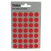 Blick Coloured Labels in Bags Round 13mm Dia 140 Per Bag Red (Pack of 2800) RS004554 RS00455