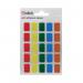 Blick Coloured Labels in Bags 12x18mm 120 Per Bag Assorted (Pack of 2400) RS006251 RS00625