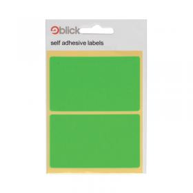 Blick Green Fluorescent Labels in Bags 50x80mm (Pack of 160) RS010654 RS01065