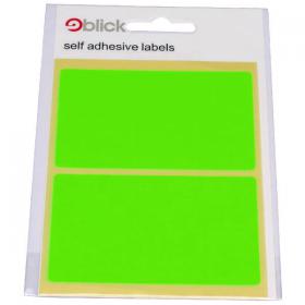 Blick Green Fluorescent Labels in Bags 50x80mm (Pack of 160) RS010654 RS01065
