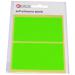Blick Green Fluorescent Labels in Bags 50x80mm (Pack of 160) RS010654