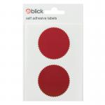 Blick Company Seal 50mm Diameter Red 8 Per Dispenser (160 Pack) RS014652 RS01465