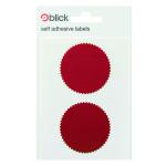 Blick Company Seal 50mm Diameter Red 8 Per Dispenser (Pack of 160) RS014652 RS01465