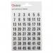 Blick WhiteBlack 00-99 Labels 7mm x 13mm (2880 Pack) RS016250 RS01625