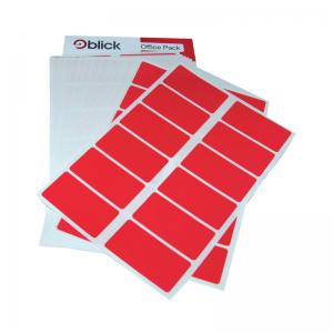 Blick Labels in Office Packs 25mmx50mm Red 320 Pack RS019954 RS01991