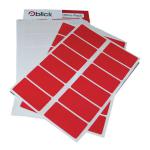 Blick Labels in Office Packs 25mmx50mm Red (Pack of 320) RS019954 RS01991
