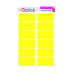 Blick Labels in Office Packs 25mmx50mm Yellow (Pack of 320) RS020158 RS02011