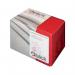 This photograph captures a stack of Blick Address Label Rolls, with 150 labels each, neatly organized. The label size is 50x80mm and the rolls are wrapped in plastic packaging. Each label features the Blick logo and company address.