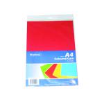 Stephens Assorted Coloured Card (Pack of 80) RS242451 RS24245