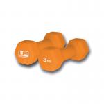 Urban Fitness Neoprene Dumbbell 3kg Orange (Pack of 2) UFW034 RSL00537