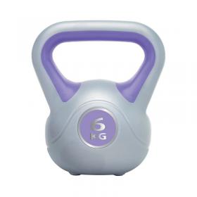 Urban Fitness Powder Coated Cast Iron Kettlebell 6kg Purple UFW0806 RSL00677