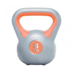 Urban Fitness Powder Coated Cast Iron Kettlebell 8kg Orange UFW0808 RSL00678