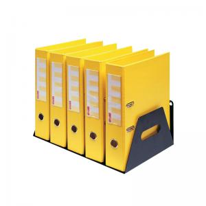 Rotadex 5-Section Lever Arch File Rack Black Lar5 LAR5BLACK RT04120