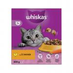Whiskas 1+ Cat Complete Dry with Chicken 800g (Pack of 5) 481359 RTC30469