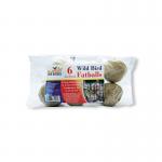 All About the Birds Wild Bird Fat Balls Un-netted x6 (Pack of 20) 390485 RTC75001