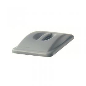 Rubbermaid Slim Jim Handle Top Lid Grey FG268888LGRAY RU14759