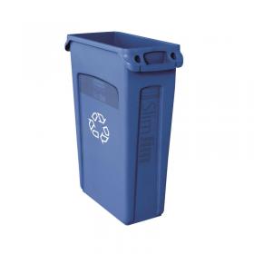 Rubbermaid Slim Jim Vented Container 87L Blue FG354007BLUE RU18242