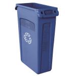 Rubbermaid Slim Jim Vented Container 87L Blue FG354007BLUE RU18242