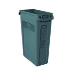 Rubbermaid Slim Jim Venting Channel Container 87 Litre Grey 3540-60-GRY RU18637