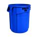 Rubbermaid Vented Brute Recycling Bin 76 Litre Blue FG262073BLUE RU19426