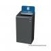 Rubbermaid Configure Container with Paper Recycling Label 87L Blue 2154753 RU50008